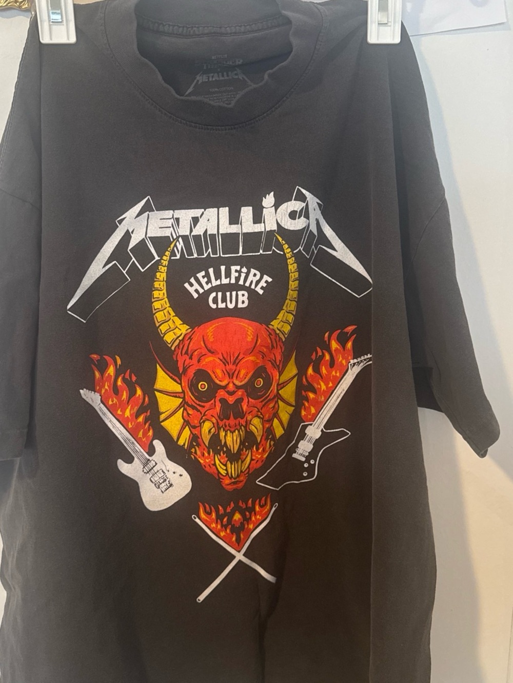 Metallica x Stranger things tee